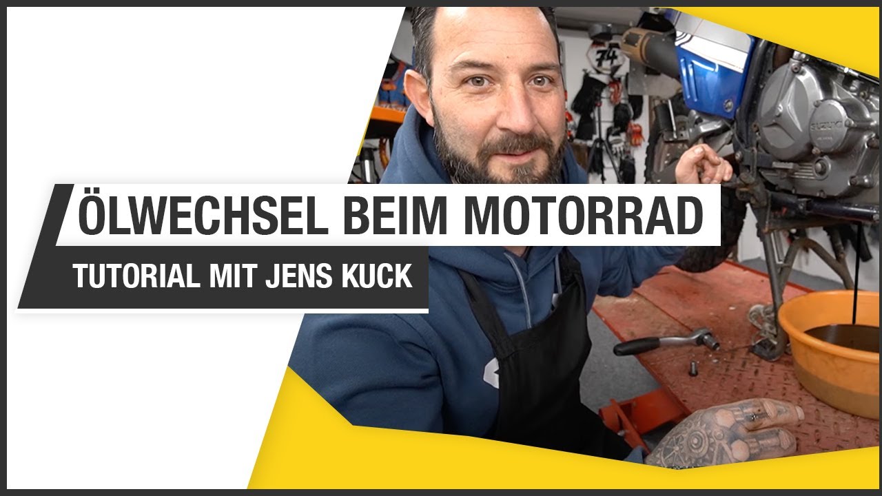 Video Ölwechsel beim Motorrad - Tutorial mit Jens Kuck