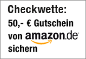 Checkwette: 50 € Gutschein von amazon.de sichern