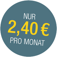 Sticker: Nur 2,40 Euro pro Monat