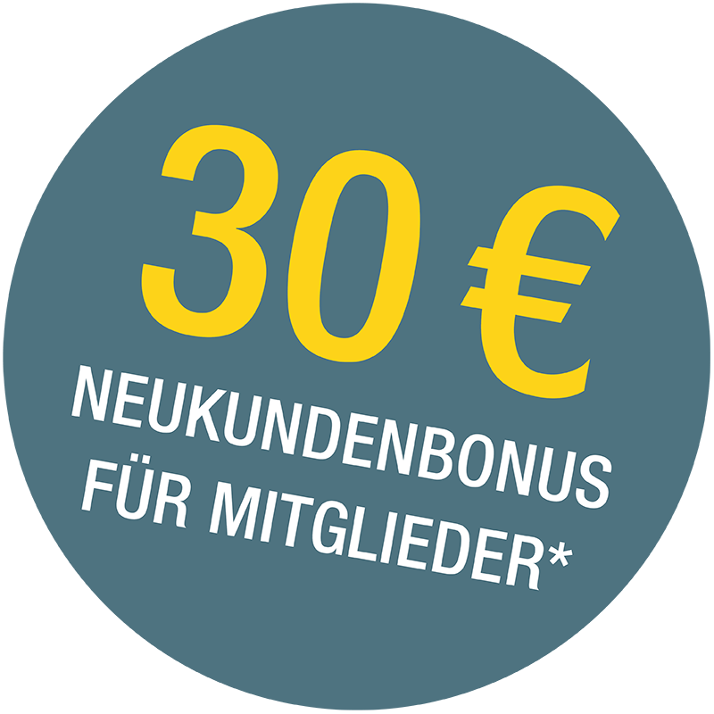 30,- € Bonus für Pkw für Neukunden