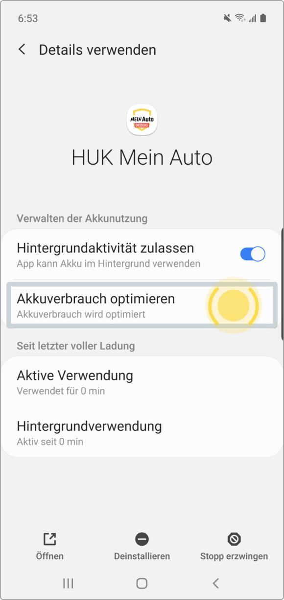 Android Samsung 10: Akkuverbrauch optimieren