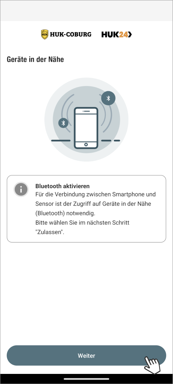 Telematik einrichten Fahrer Android: Bluetooth aktivieren