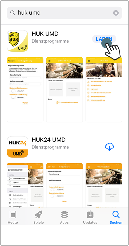 App Store HUK UMD