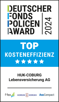 Deutscher Fonds Policen Award 2024 – Top Kosteneffizienz