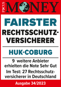 Focus Money Testat – Fairster Rechtsschutzversicherer – Ausgabe 34/2023