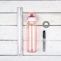 DIY – Materialien für Wassertracker-Flasche