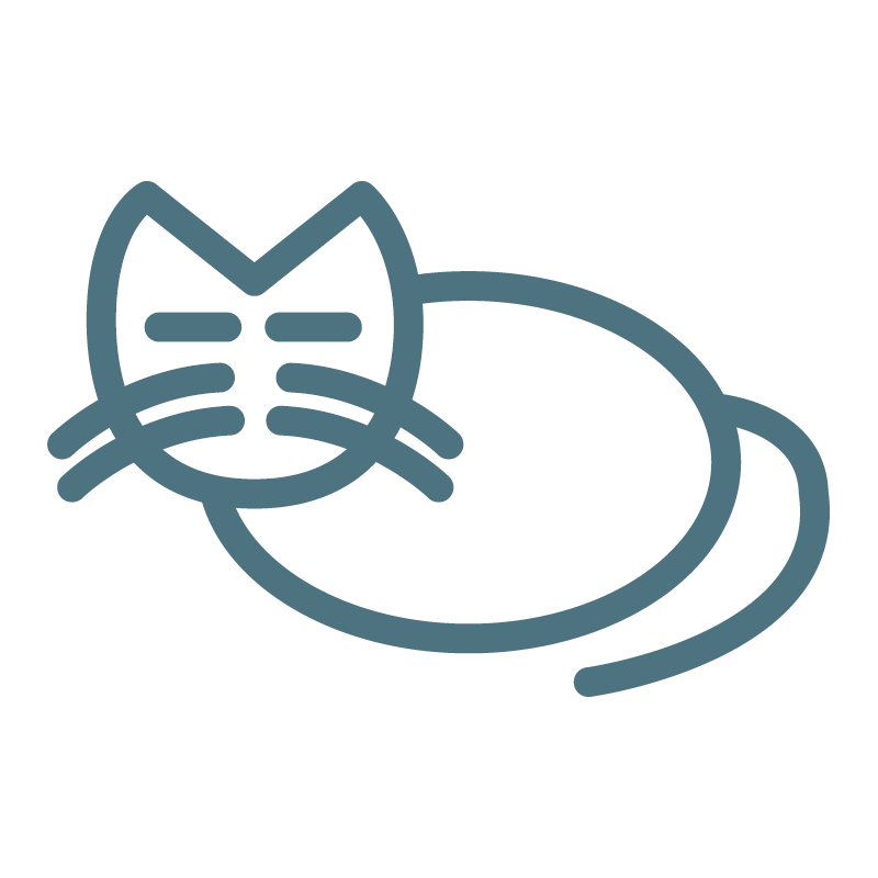 Icon Gaunerzinken Katze: Ruhig aufdringlich werden