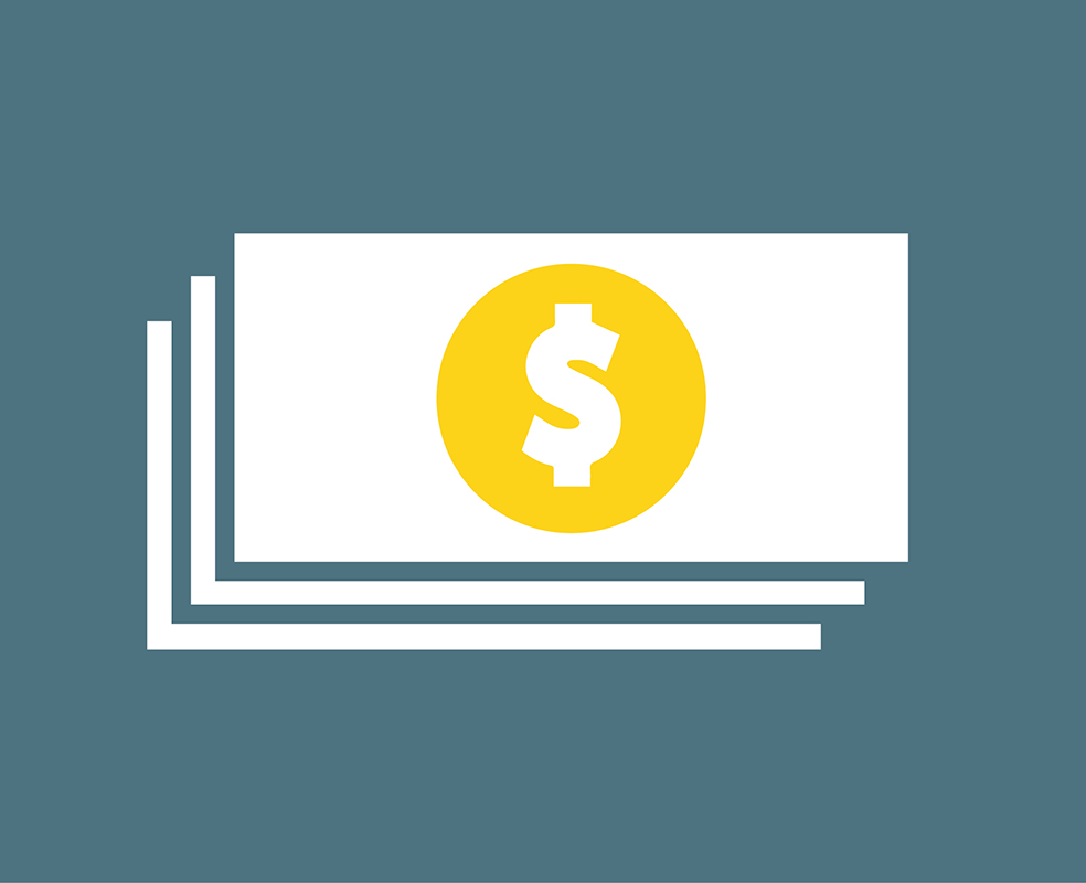 Icon: Geldscheine, Kredit und Finanzierung