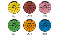 Farben der TÜV-Plaketten