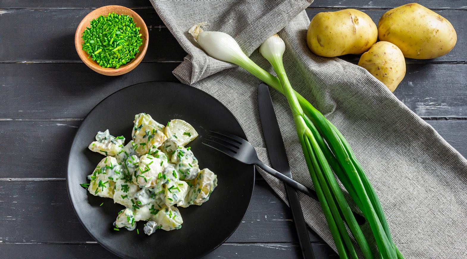 Kartoffel-Lauch-Pfanne