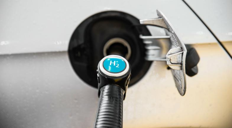 Betankung eines Wasserstoffautos
