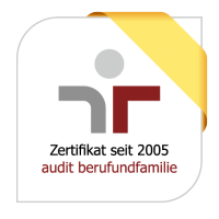 Zertifikat audit berufundfamilie® seit 2005